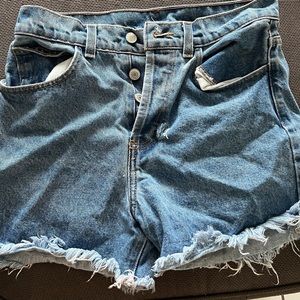 Brandy Melville blue denim shorts